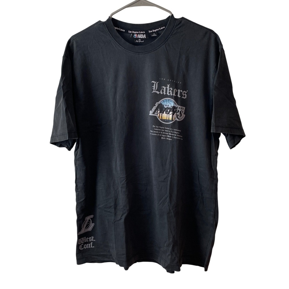 NBA Los Angeles Lakers T-Shirt Mens‎ Small Black Excellent Josh Denzel Graphic
